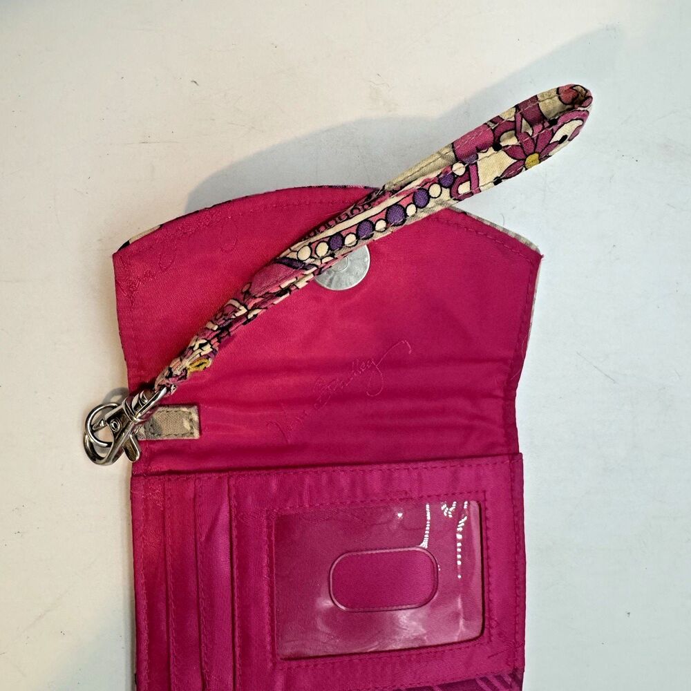 Vera Bradley Paisley Meets Plaid Wristlet Ipod Phone Slot Wallet Card Organizer - Picture 5 of 10